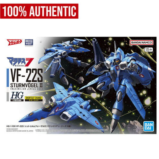 [ONHAND] 1/100 HG VF-22S Sturmvogel II (Maximillian Jenius Use)