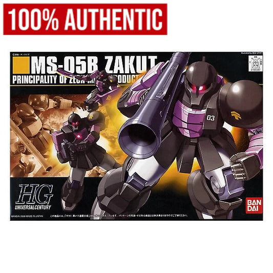 [ONHAND] 1/144 HGUC Zaku I Black Trinity by Bandai